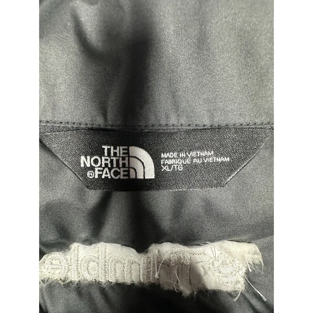 The North Face XL Puffer Vest Black SketchUp Trimble Logo Full Zip